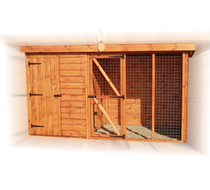 8 x 4 Pent Kennel